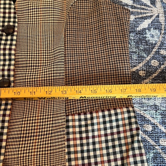 Tracy Evans Vintage Patchwork Plaid Vest.  Size Large. - Picture 10 of 10